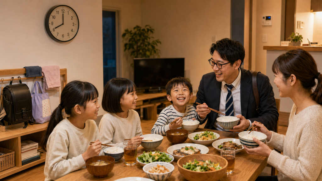 japanese-family-dinner-at-8pm