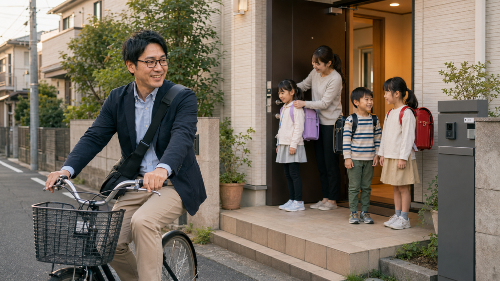 japanese-family-weekday-morning