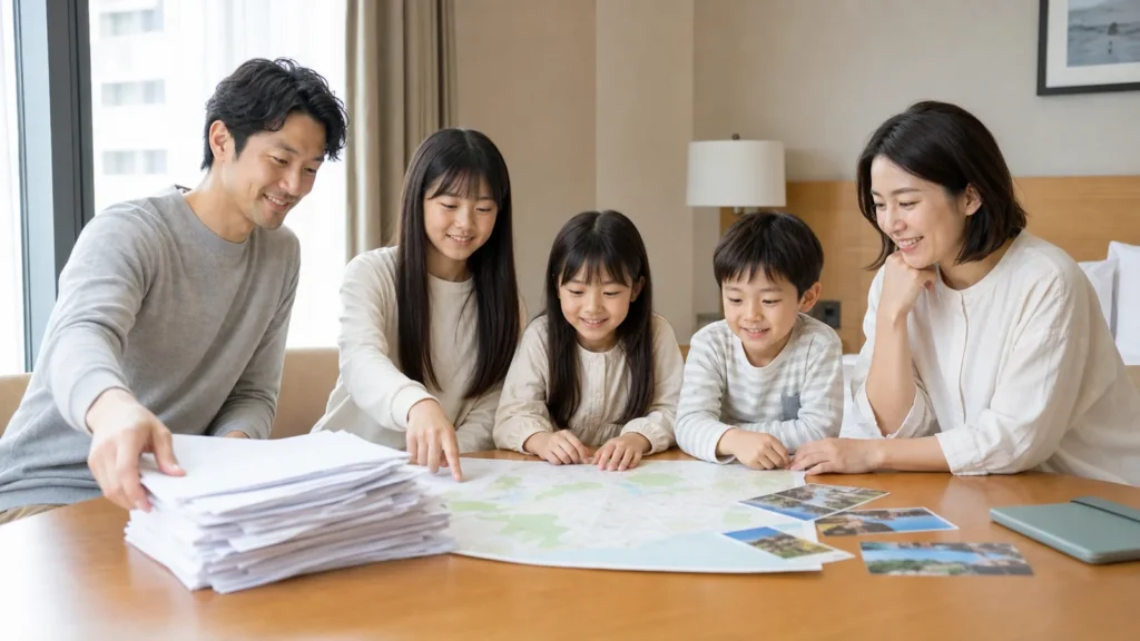 family-simplifying-travel-itinerary